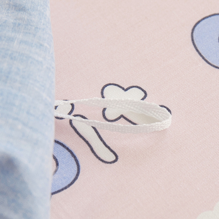 91家纺网 家纺一手货源 找家纺 钰伶 2025新款全棉13372印花纯棉床单床笠款四件套 兔宝宝