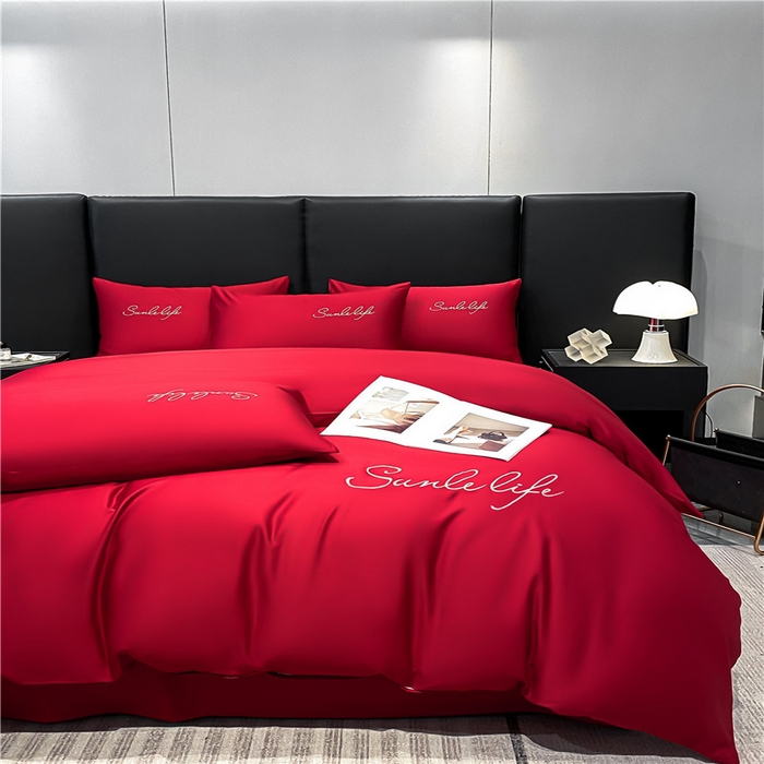 91家纺网 家纺一手货源 找家纺 （总）古吉梦 2023新款S洛卡棉双拼四件套