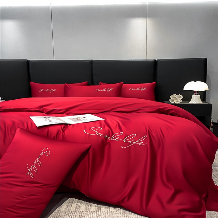 91家纺网 家纺一手货源 找家纺 （总）古吉梦 2023新款S洛卡棉双拼四件套