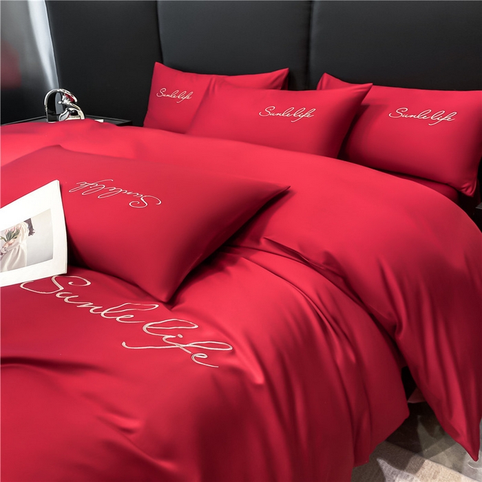 91家纺网 家纺一手货源 找家纺 （总）古吉梦 2023新款S洛卡棉双拼四件套