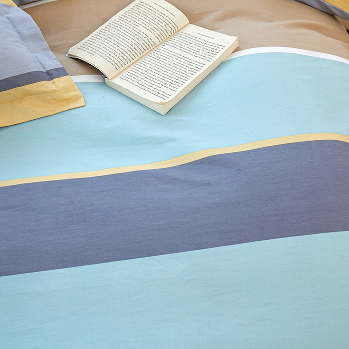 91家纺网 家纺一手货源 找家纺 钰伶 2025新款全棉13372印花纯棉床单床笠款四件套 佩里亚