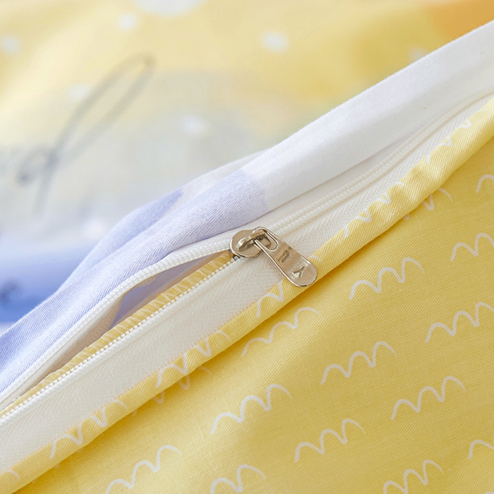 91家纺网 家纺一手货源 找家纺 钰伶 2025新款全棉13372印花纯棉床单床笠款四件套 美好时光