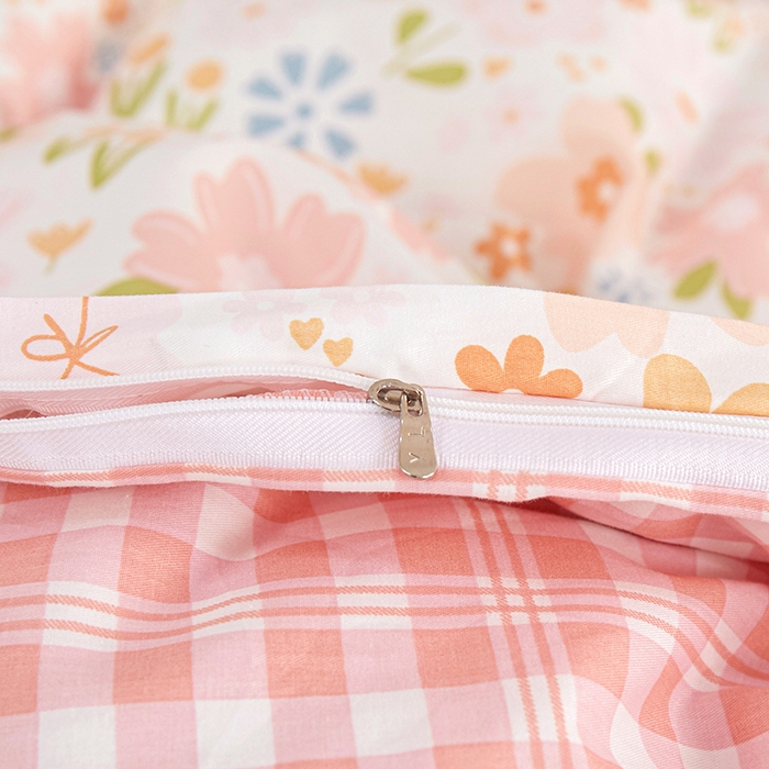 91家纺网 家纺一手货源 找家纺 钰伶 2025新款全棉13372印花纯棉床单床笠款四件套 恋花