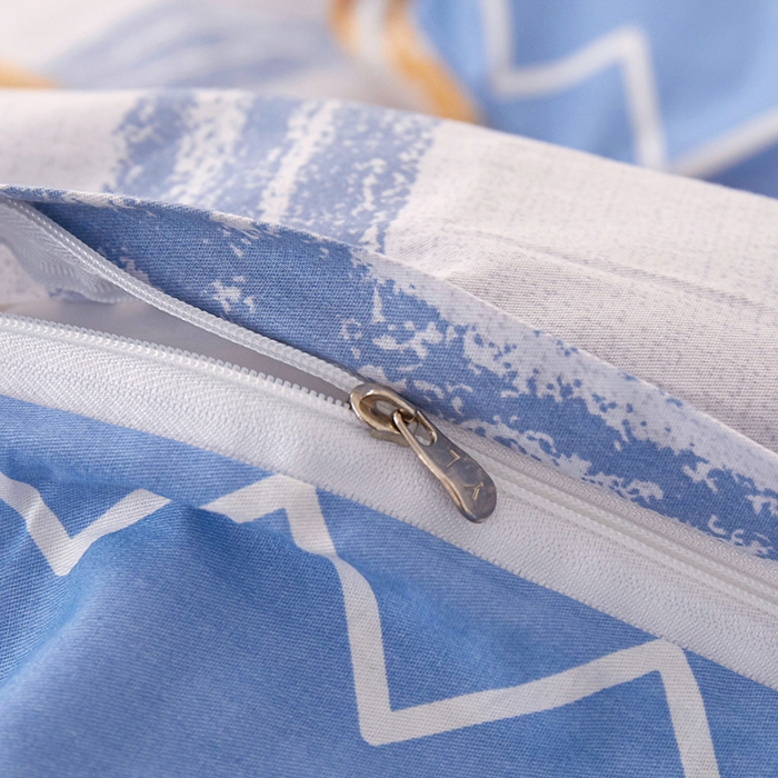 91家纺网 家纺一手货源 找家纺 钰伶 2025新款全棉13372印花纯棉床单床笠款四件套 巴罗格