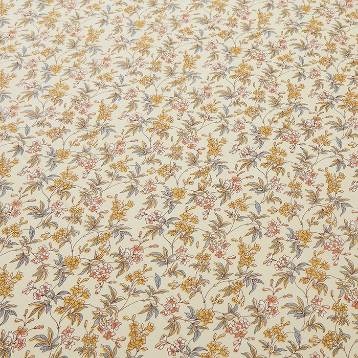 91家纺网 家纺一手货源 找家纺 梦舒羽 2025新款水洗棉麻防尘抗菌床笠全包床罩 繁花