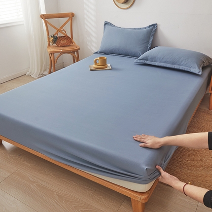 91家纺网 家纺一手货源 找家纺 （总）梦舒羽 2025新款水洗棉麻防尘抗菌床笠全包床罩