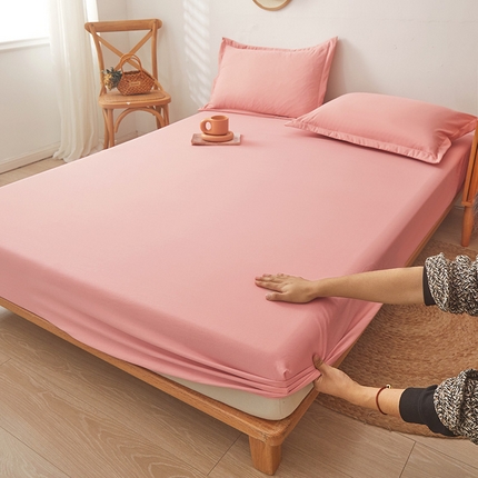 91家纺网 家纺一手货源 找家纺 （总）梦舒羽 2025新款水洗棉麻防尘抗菌床笠全包床罩