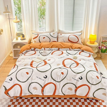 乐童家纺 2024新款13372全棉爆款四件套 曼文