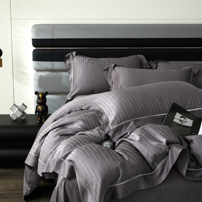 91家纺网 家纺一手货源 找家纺 安莱生活2023年新品60天丝提花镂空工艺款四件套 014陌上