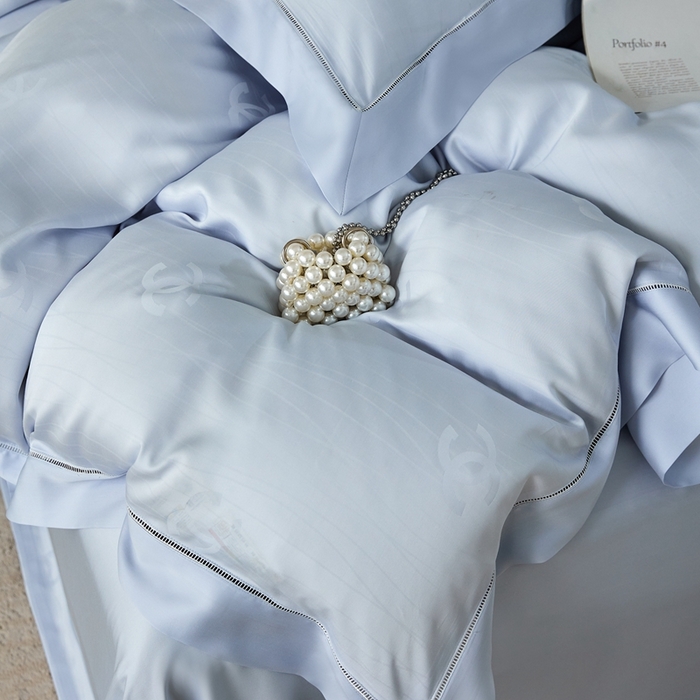 91家纺网 家纺一手货源 找家纺 安莱生活2023年新品60天丝提花镂空工艺款四件套 017知宁