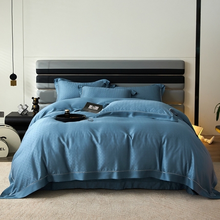 91家纺网 家纺一手货源 找家纺 （总）安莱生活2023年新品60天丝提花镂空工艺款四件套