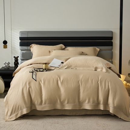 91家纺网 家纺一手货源 找家纺 （总）安莱生活2023年新品60天丝提花镂空工艺款四件套