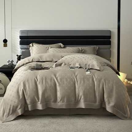 91家纺网 家纺一手货源 找家纺 （总）安莱生活2023年新品60天丝提花镂空工艺款四件套