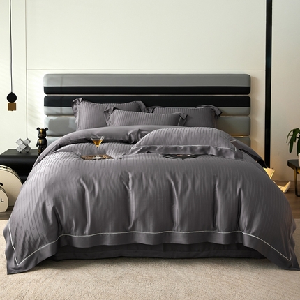 91家纺网 家纺一手货源 找家纺 （总）安莱生活2023年新品60天丝提花镂空工艺款四件套