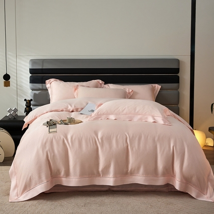 91家纺网 家纺一手货源 找家纺 （总）安莱生活2023年新品60天丝提花镂空工艺款四件套