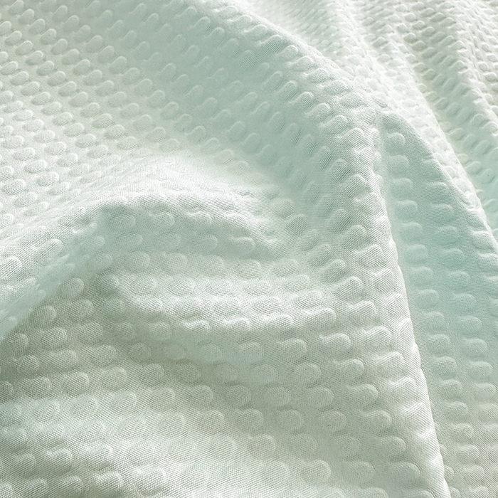 91家纺网 家纺一手货源 找家纺 米粒家纺 2023新款AB版华夫格四件套 莫兰