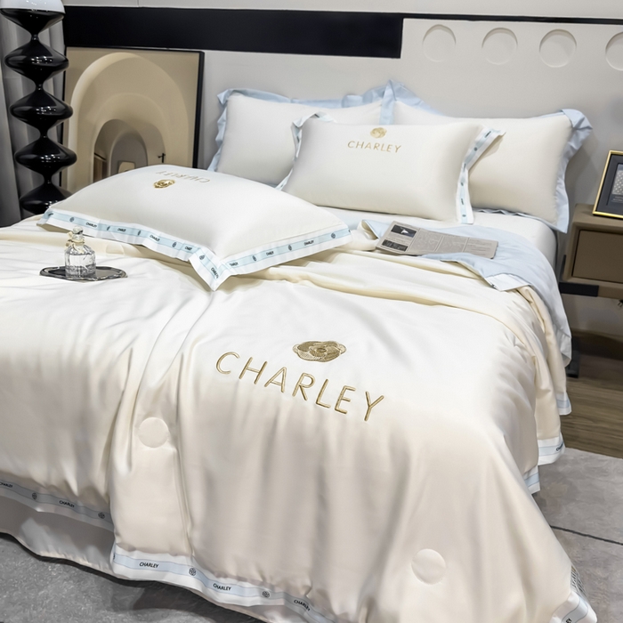 91家纺网 家纺一手货源 找家纺 （总）慕尚家纺 2025新款香奶奶刺绣夏被