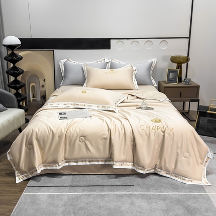 91家纺网 家纺一手货源 找家纺 （总）慕尚家纺 2025新款香奶奶刺绣夏被