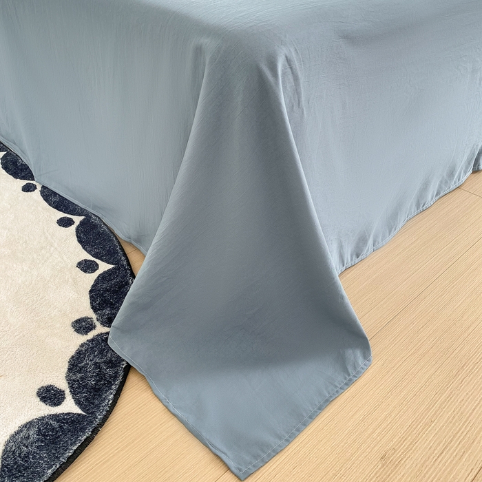 91家纺网 家纺一手货源 找家纺 美莱 2023直播爆款水洗棉麻四件套小清新套件可谈价 花都