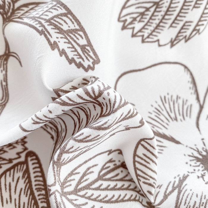 91家纺网 家纺一手货源 找家纺 美莱 2023直播爆款水洗棉麻四件套小清新套件可谈价 木槿