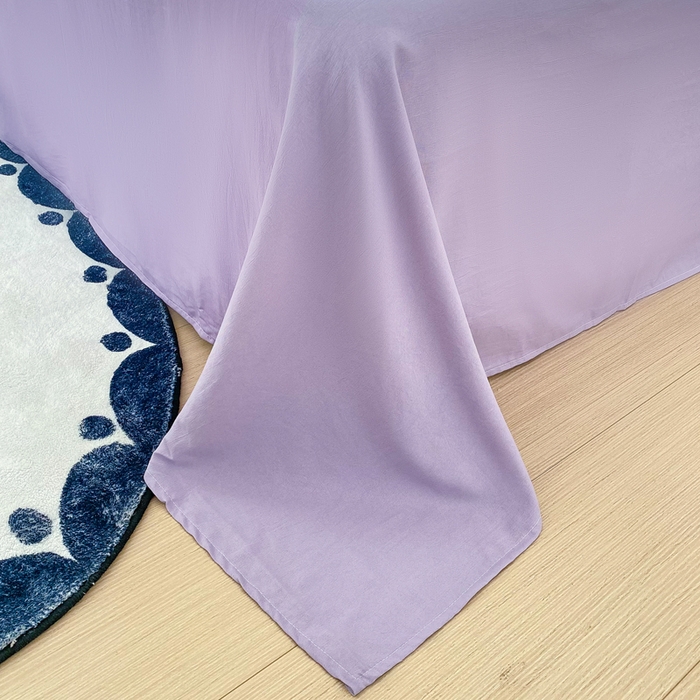 91家纺网 家纺一手货源 找家纺 美莱 2023直播爆款水洗棉麻四件套小清新套件可谈价 仙草