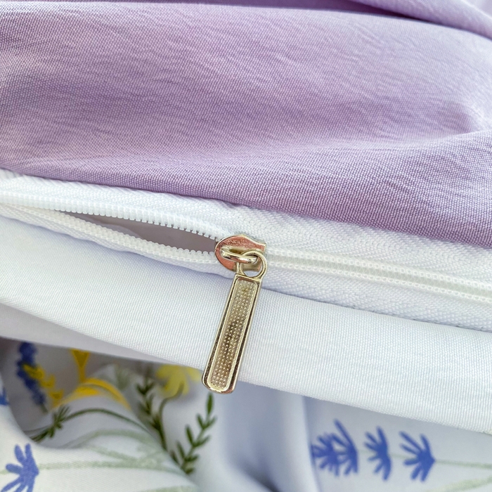 91家纺网 家纺一手货源 找家纺 美莱 2023直播爆款水洗棉麻四件套小清新套件可谈价 仙草