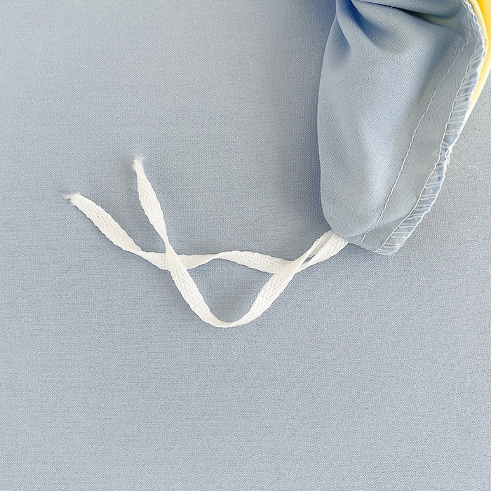 91家纺网 家纺一手货源 找家纺 曼谷 新款毛巾绣四件套ins煤球图案柔软磨毛水洗棉套件 煤球-芝士蓝