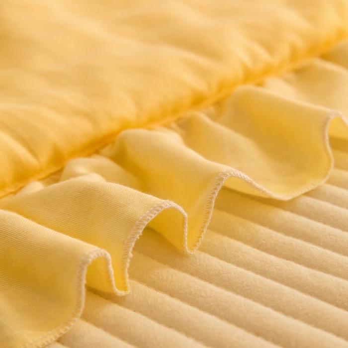 91家纺网 家纺一手货源 找家纺 喜多兔 2023新款小轻柔纱布纯棉双层纱空调被 黄色Q小鸡