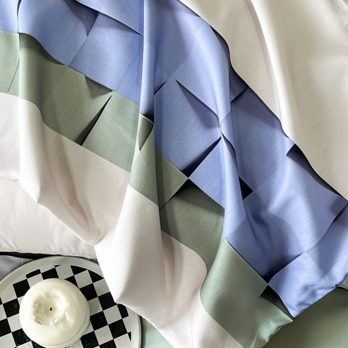 91家纺网 家纺一手货源 找家纺 （总）安莱生活 2023新款长绒棉数码大版数码印花居家高级风四件套