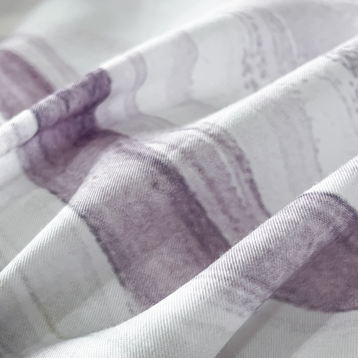 91家纺网 家纺一手货源 找家纺 安莱生活 2023新款长绒棉数码大版数码印花居家高级风四件套 虚迷