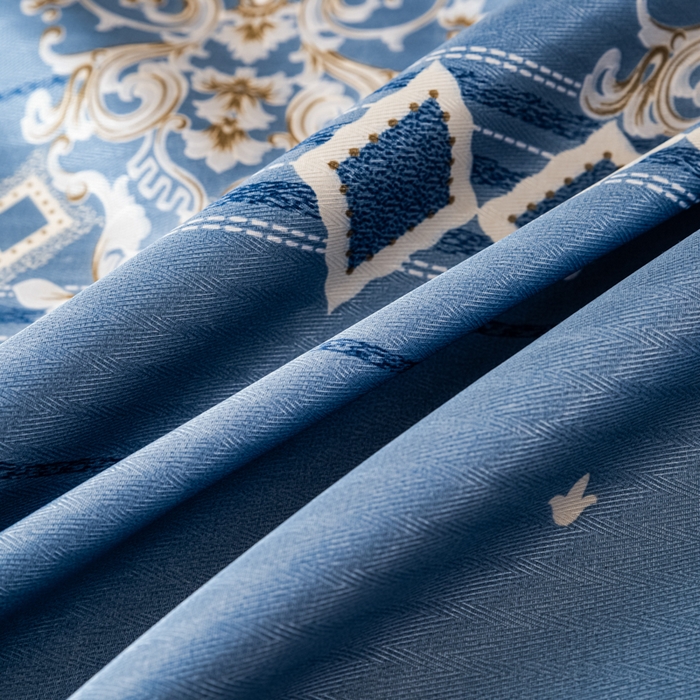 91家纺网 家纺一手货源 找家纺 美莱家纺 2023直播爆款冰丝凉席床裙款单件三件套可谈价 欧式风情