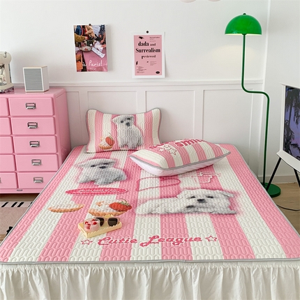 91家纺网 家纺一手货源 找家纺 （总）昔可家纺 2023新款ins创意风乳胶凉席