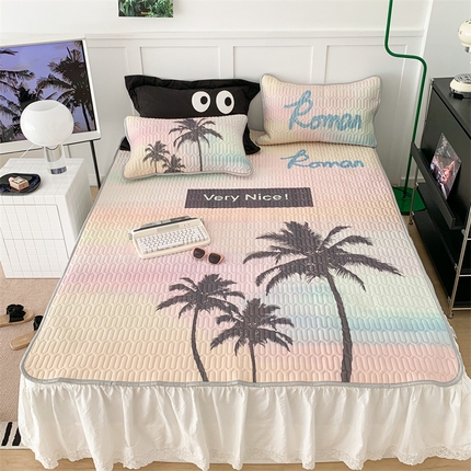 91家纺网 家纺一手货源 找家纺 （总）昔可家纺 2023新款ins简约风乳胶凉席