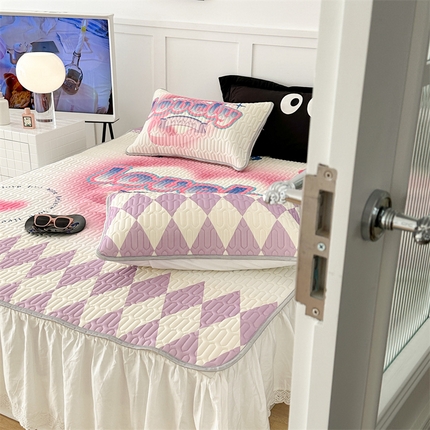 91家纺网 家纺一手货源 找家纺 （总）昔可家纺 2023新款ins简约风乳胶凉席