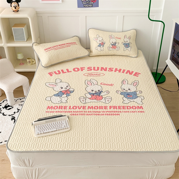 91家纺网 家纺一手货源 找家纺 （总）昔可家纺 2023新款大版卡通乳胶凉席第二批