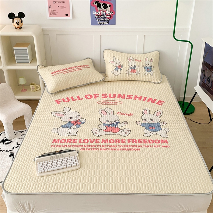 91家纺网 家纺一手货源 找家纺 （总）昔可家纺 2023新款大版卡通乳胶凉席第二批