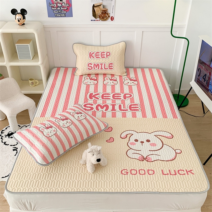 91家纺网 家纺一手货源 找家纺 昔可家纺 2023新款大版卡通乳胶凉席第二批 拼接兔