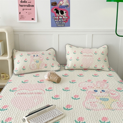 91家纺网 家纺一手货源 找家纺 （总）昔可家纺 2023新款大版卡通乳胶凉席第二批