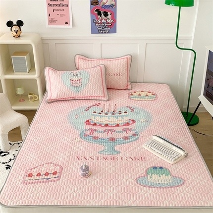 91家纺网 家纺一手货源 找家纺 （总）昔可家纺 2023新款大版卡通乳胶凉席第二批