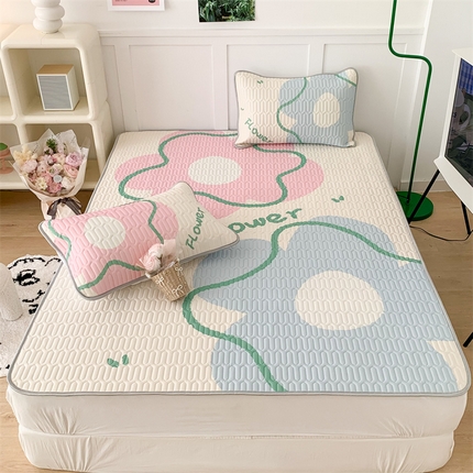 91家纺网 家纺一手货源 找家纺 （总）昔可家纺 2023新款大版卡通乳胶凉席第二批