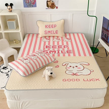 91家纺网 家纺一手货源 找家纺 （总）昔可家纺 2023新款大版卡通乳胶凉席第二批