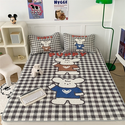 91家纺网 家纺一手货源 找家纺 （总）昔可家纺 2023新款大版卡通乳胶凉席第二批