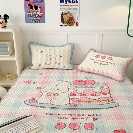 91家纺网 家纺一手货源 找家纺 （总）昔可家纺 2023新款大版卡通乳胶凉席第二批