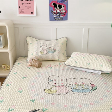 91家纺网 家纺一手货源 找家纺 （总）昔可家纺 2023新款大版卡通乳胶凉席第二批