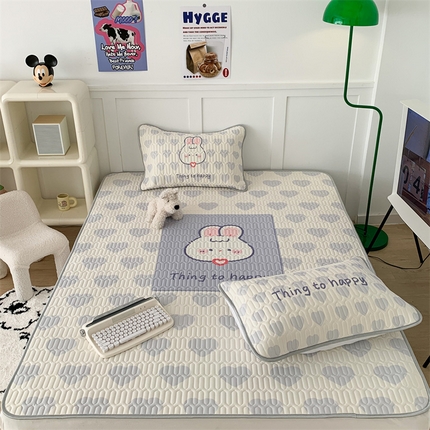 91家纺网 家纺一手货源 找家纺 （总）昔可家纺 2023新款大版卡通乳胶凉席第二批