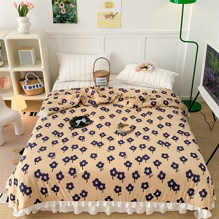 91家纺网 家纺一手货源 找家纺 （总）昔可家纺 2023新款花边款云柔针织大豆夏被