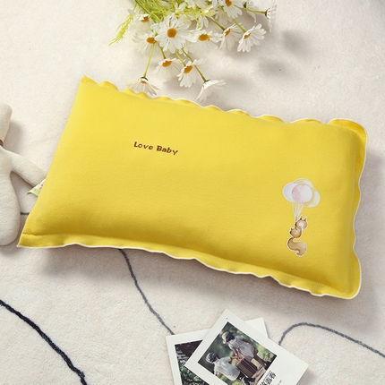 91家纺网 家纺一手货源 找家纺 （总）沁童 2023新款儿童双色针织棉枕头30*60CM-梦幻童年