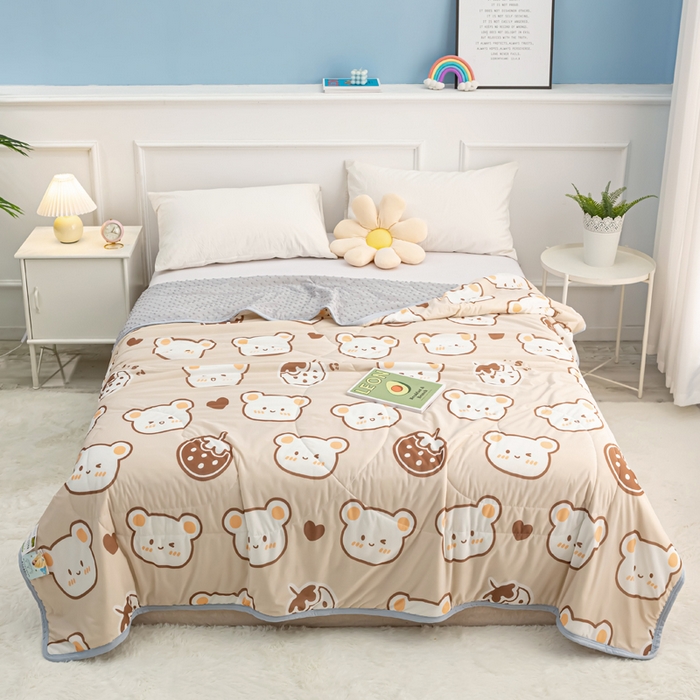 91家纺网 家纺一手货源 找家纺 （总）云家 2023新款豆豆被空调被薄被子夏凉被夏季单人学生宿舍夏被可机洗