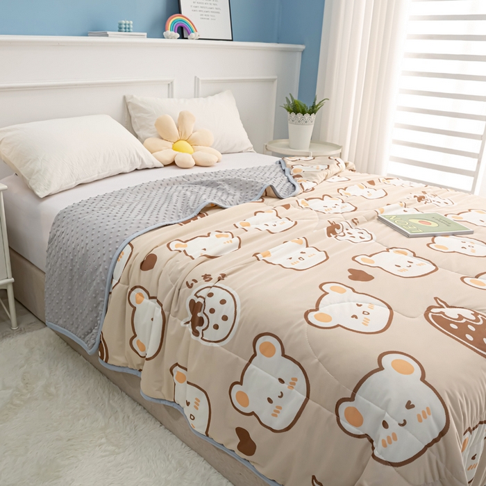 91家纺网 家纺一手货源 找家纺 （总）云家 2023新款豆豆被空调被薄被子夏凉被夏季单人学生宿舍夏被可机洗