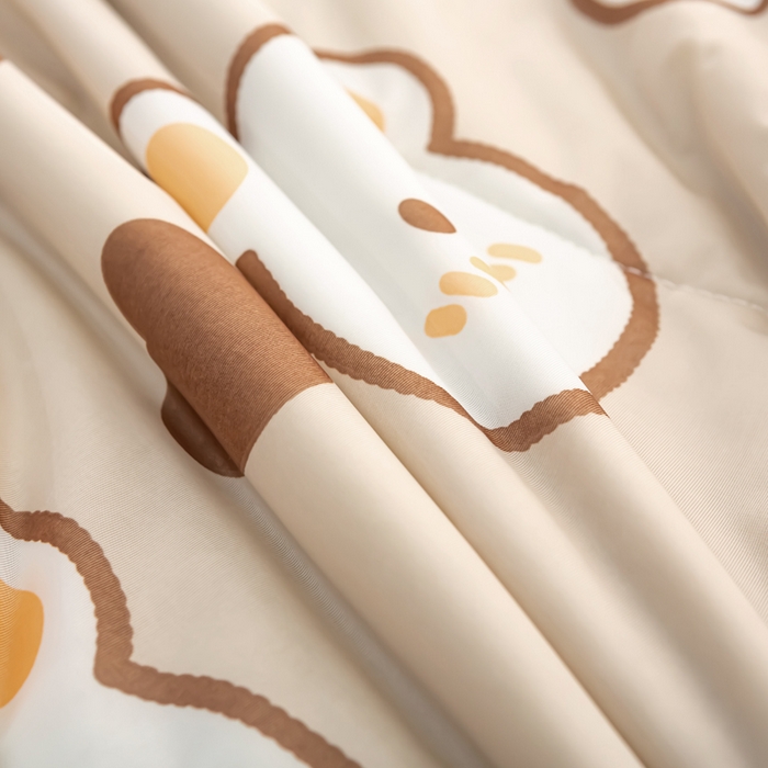 91家纺网 家纺一手货源 找家纺 云家 2023新款豆豆被空调被薄被子夏凉被夏季单人学生宿舍夏被可机洗 凉感丝笑呆熊